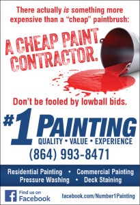 #1 Painting Money Pages print ad