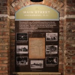 Exhibit welcome board at The Museum of Greenwood, SC