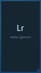 Adobe Lightroom for Mobile Splash Screen