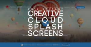 Adobe Creative Cloud 2017 Release Splash Screens Roundup