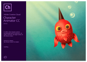 Adobe Character Animator 2017 Splash Screen