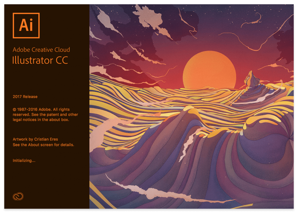 Adobe Illustrator 2015 Splash Screen